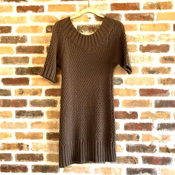Taupe Sweater Dress - Picture 3 of 3